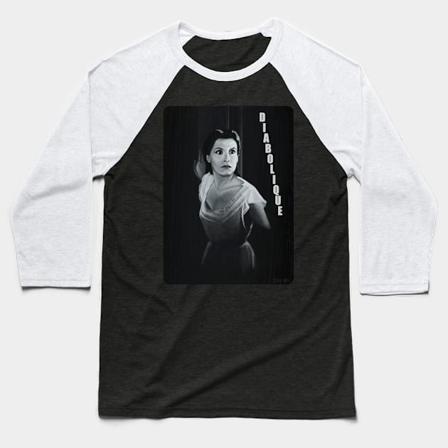 Diabolique 1955 Baseball T-Shirt by ianoz